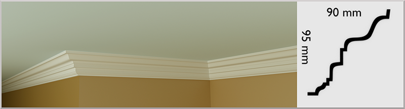 Georgian Small Run Cornice