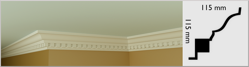 Large Dental Cornice