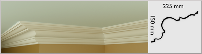 C105 Cornice / Coving made in Kilcock